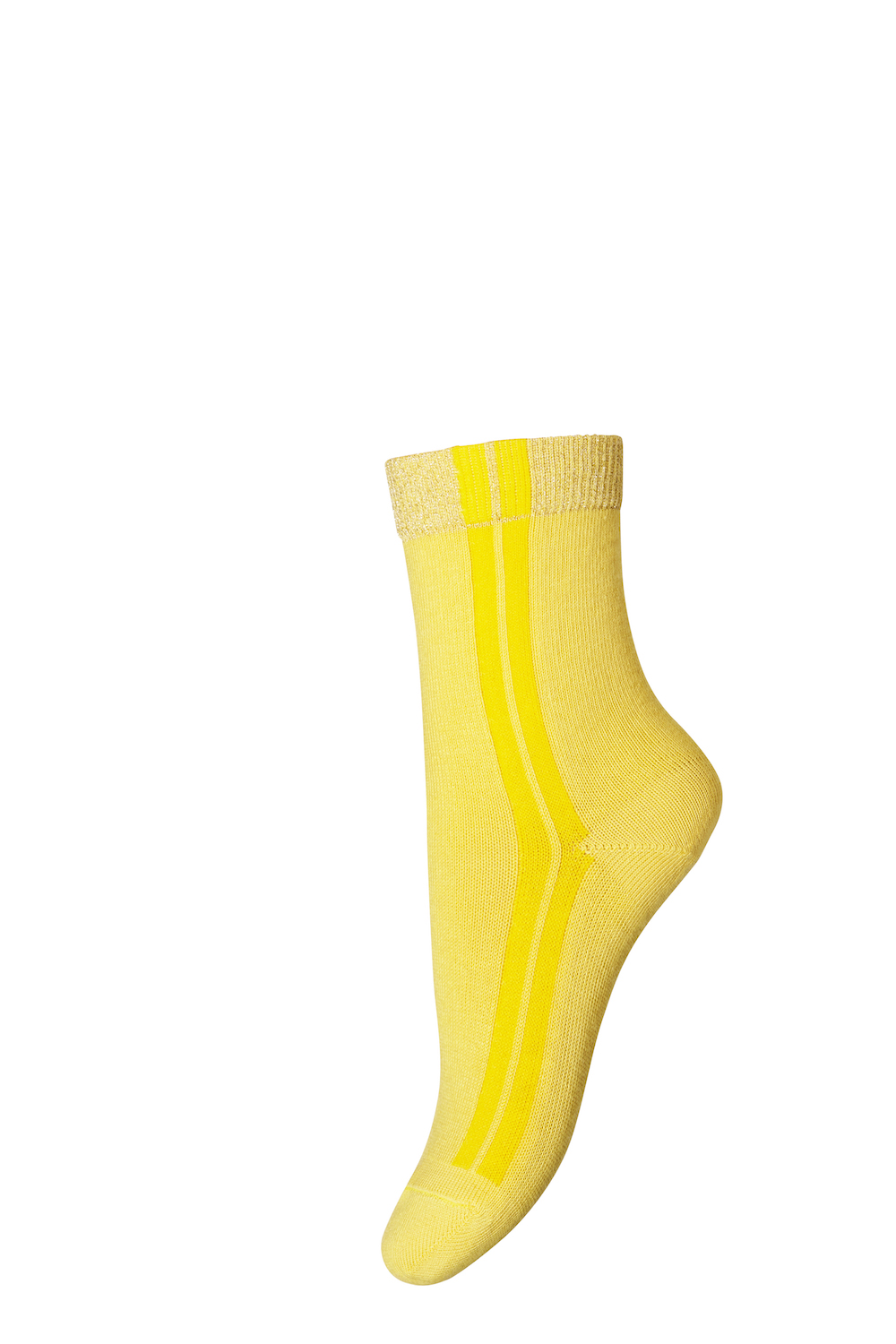 Ondraaglijk verdiepen vervormen MP Denmark ankle Violet sokken geel met gele streep yellow socks - Minipop