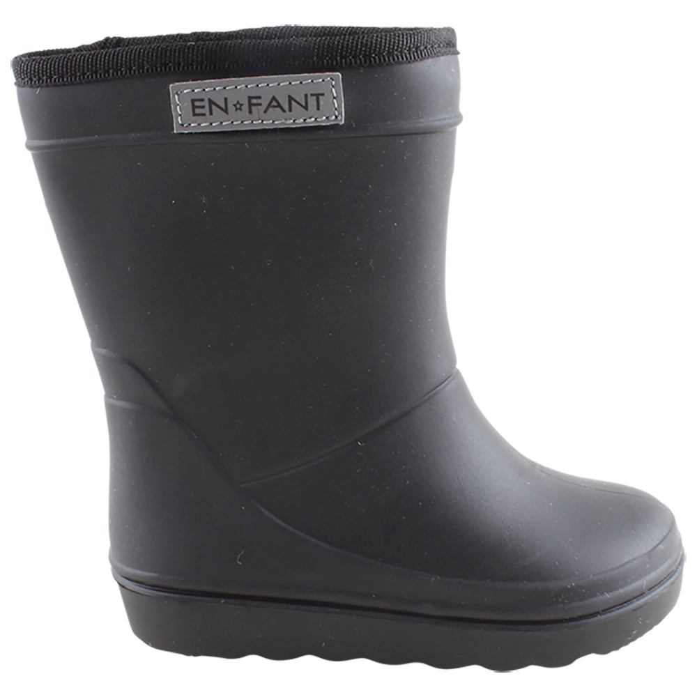 Proficiat Tijdens ~ bad EnFant thermo boots black wol gevoerde laarzen regenlaarzen zwart (t/m maat  41) - Minipop