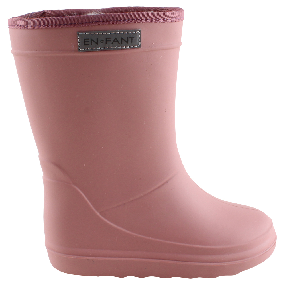 Elke week Hervat Tutor EnFant thermo boots old rose wol gevoerde laarzen regenlaarzen roze oudroze  - Minipop