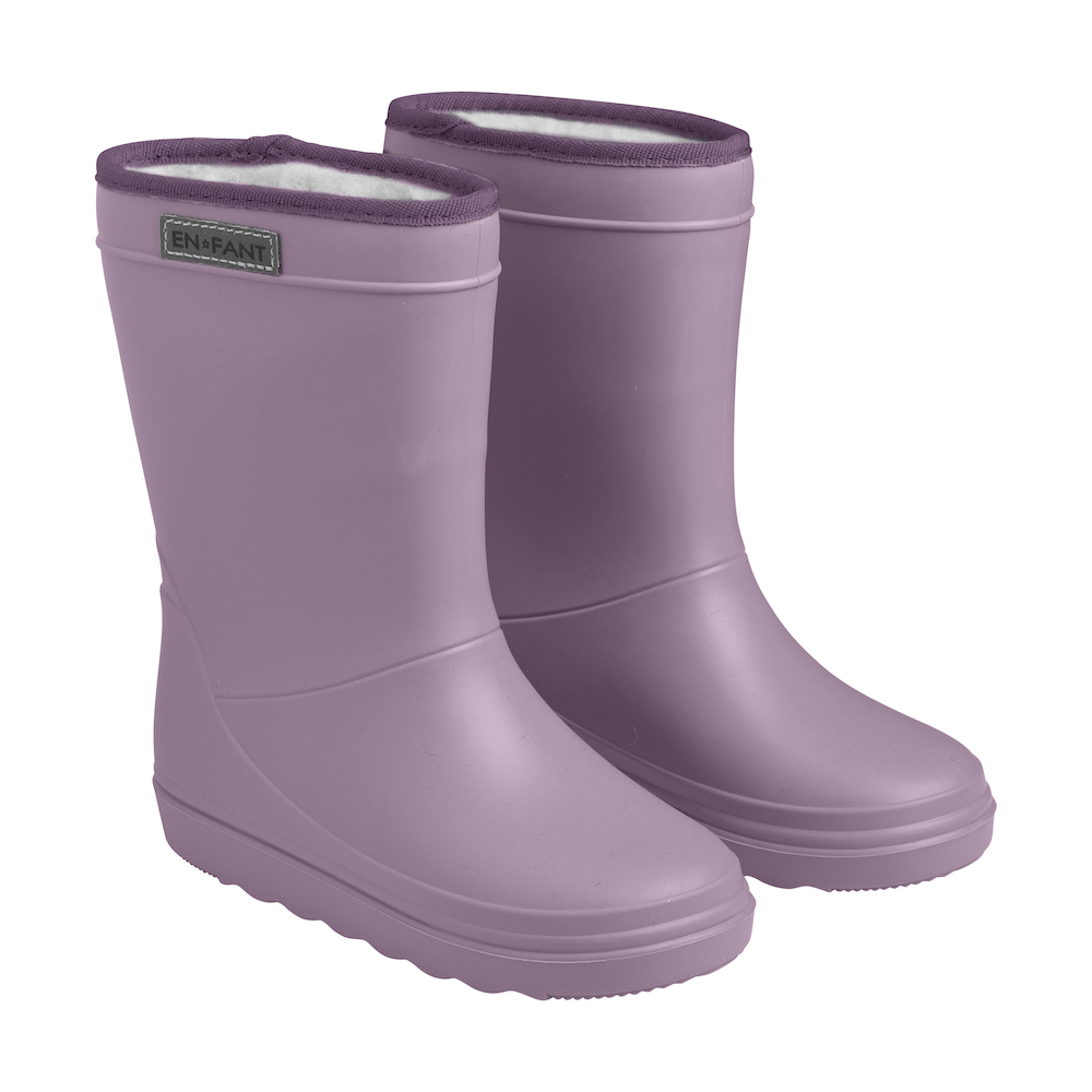 EnFant boots solid wol laarzen regenlaarzen donker- - Minipop