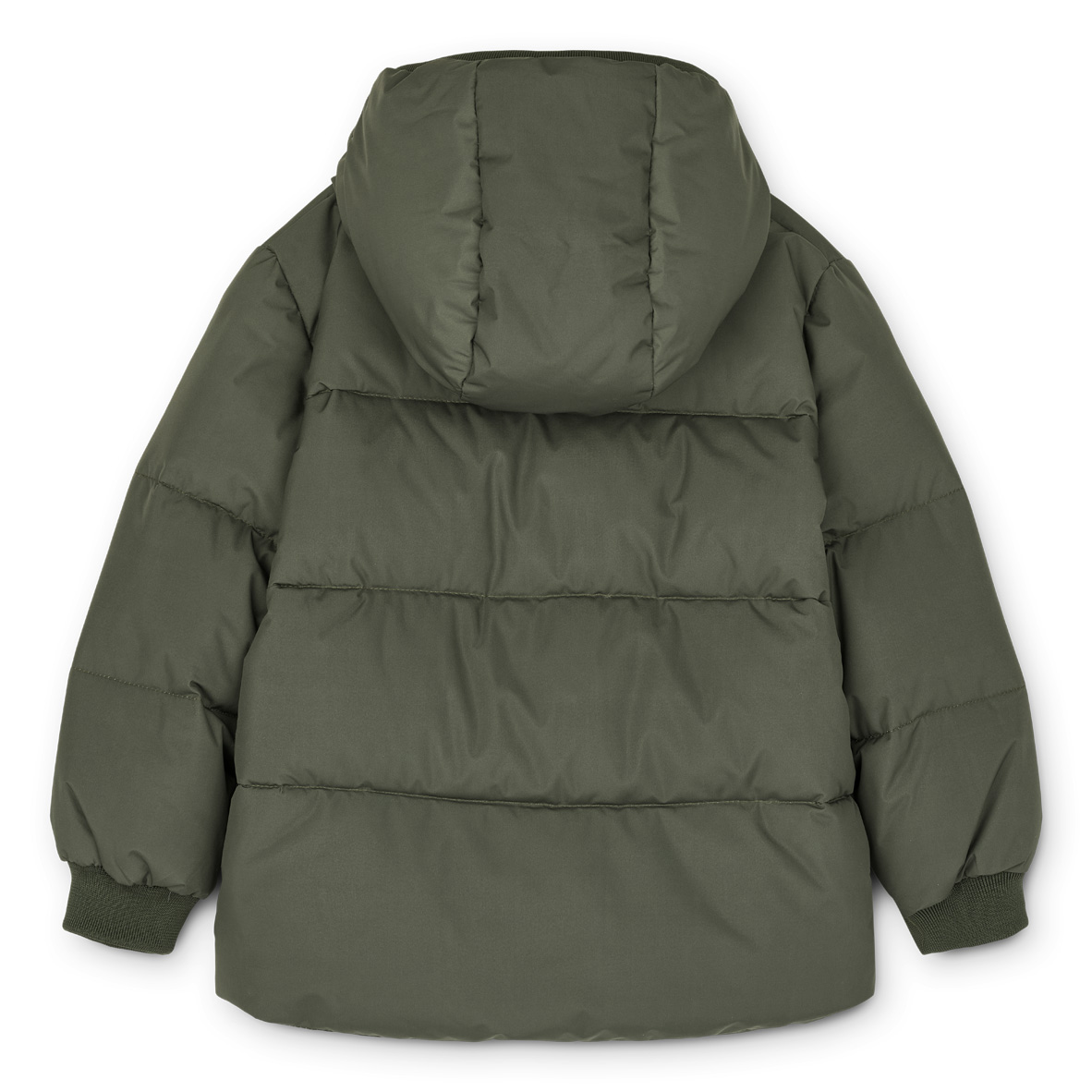 mesh aspect ei Liewood Palle puffer jacket hunter green winterjas met dons-voering groen  donkergroen - Minipop