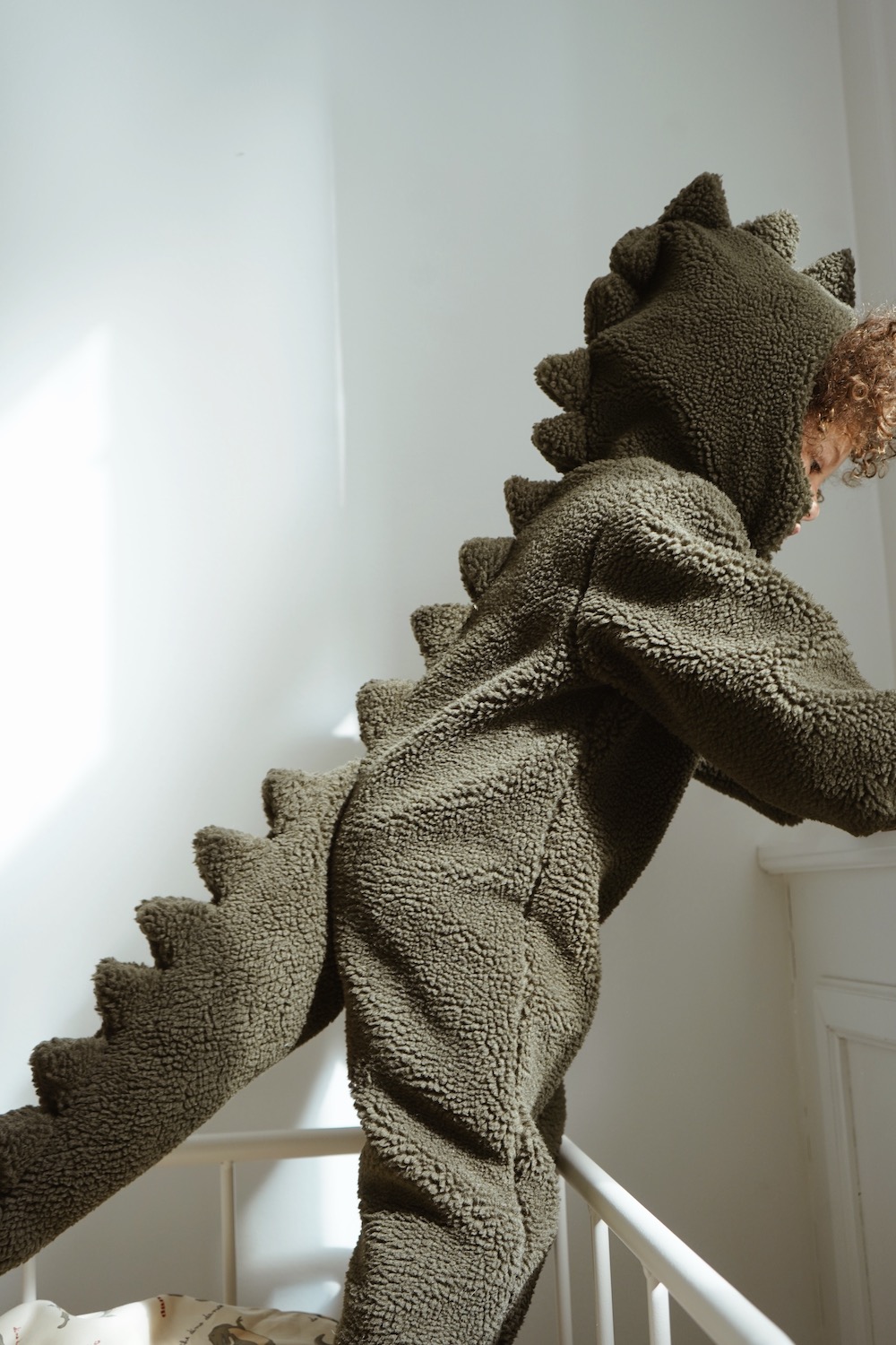 Konges Slojd costum dino-pak verkleedkleren dinosaurus-pak t-rex kostuum onesie groen - Minipop