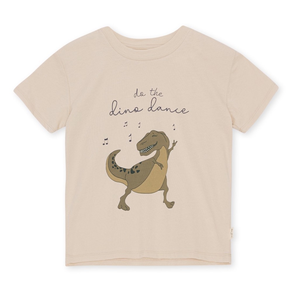 Konges Slojd Famo Tee French Oak Dino T Shirt Minipop